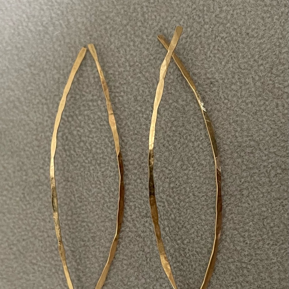 Beautiful Sterling silver Gold vermeil earrings. Like new